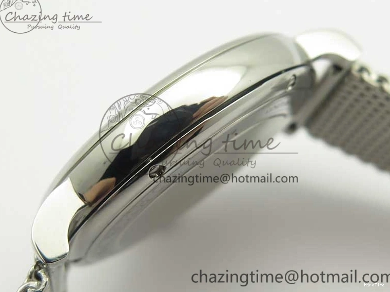 MIROTIME 0520 Portofino Automatic SS MKF 1:1 Best Edition White Dial On SS Mesh Bracelet A2892 V TechFriendly 7205